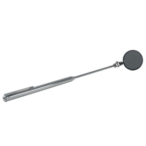 MA-Line MA-143A Espejo Redondo Telescopico de 1-1/4pulg con extension de 7pulg hasta 25pulg