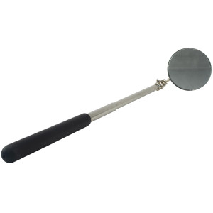 MA-Line MA-142A Round Telescoping Mirror 2-1/4in Mirror 9-1/2in Length Extends to 20in