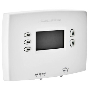 Honeywell TH2110DH1002/U Termostato para Aire Acondicionado Programable 1 Calor/1Frio Bombas de Calor o 1 Calor/1 Cool Sistemas Convencionales Horizontal