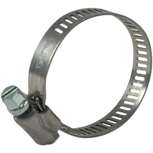 MA-Line MA-6205BX Hose Clamp 13/16in to 1-1/2in Diameter. Size 16. Micro Gear (10 x Box)