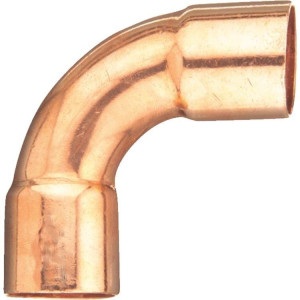 Appli Parts AP-C358L Codo de 90 grados giro Largo 3-5/8 pulg Accesorios de tuberia de cobre CxC Conexiones soldadas para refrigeracion, aire acondicionado y plomeria Tuberia de cobre ACR y tipo L 