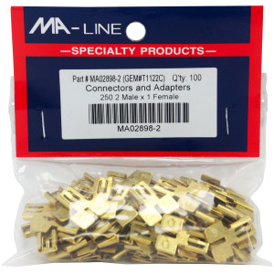 MA-Line MA02898-2 Conector Especial 16-14, 250 TAB. Bolsa de 100