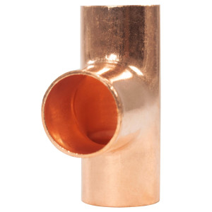 Appli Parts AP-T058 5/8 in Wrot Copper Tee CxCxC connections for refrigeration, air conditioning and plumbing applications ACR and Type L copper pipe Appli Parts AP-T058 5/8 in Wrot Copper Tee CxCxC connections for refrigeration, air conditioning and plumbing applications ACR and Type L copper pipe