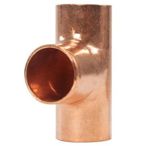 Appli Parts AP-T012 1/2 in Wrot Copper Tee 1/2in CxCxC connections for refrigeration, air conditioning and plumbing applications ACR and Type L copper pipe Appli Parts AP-T012 1/2 in Wrot Copper Tee 1/2in CxCxC connections for refrigeration, air conditioning and plumbing applications ACR and Type L copper pipe