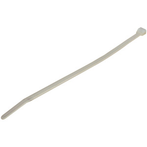 MA-Line MA03175-2 Wire Tie White 5.5in long Bundle Diameter 1/16 to 1-1/2 in. Bag of 100ea