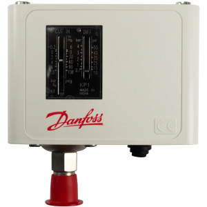 Danfoss 060-110191 Presostato KP1 de Baja, Auto Reset 060-110191 060-110166 IP44 Flare 1/4