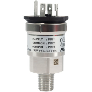 Danfoss 060G1037 Sensor de Presion AKS 32R para uso con Controlador AK CC,  -14.5 a 174 psig, 1/4 NPT Danfoss 060G1037 Sensor de Presion AKS 32R para uso con Controlador AK CC,  -14.5 a 174 psig, 1/4 NPT