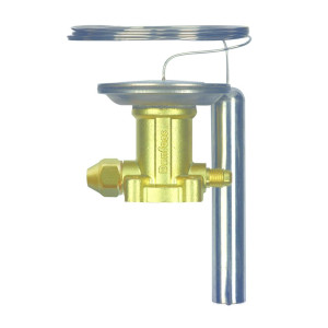 Danfoss 067B3343 Thermostatic Valve Element for R404,R507 1/4 in Flare Equalization Port -75 F to -15 F 118 in Capillary