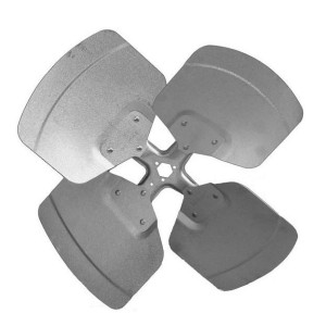 REVCOR R41806 18 in Replacement Fan Blade, 27 Pitch, 4 Wings, CW, Aluminum, Hubless