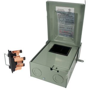 MA-Line MA-WSFD30A Disconnect Box 30A Fused. UL and CUL Listed 240VAC. Single Phase. NEMA TYPE 3R Outdoor Enclosure