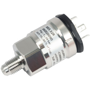 Danfoss 060G0090 Transductor de Presion AKS 32R, Flare 1/4 pulg, conexiones 7/16-20