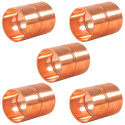NDL N-1047 Anillo 1-1/8 pulg Accesorios de tuberia de cobre C x C Conexiones soldadas para aplicaciones de refrigeracion, aire acondicionado y plomeria Tuberia de cobre ACR