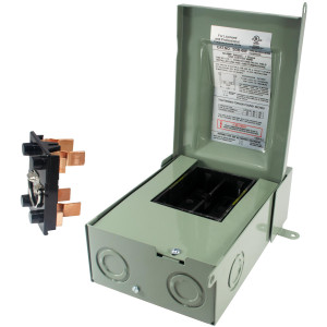 MA-Line MA-WSFD60A Disconnect Box 60A Fused (Not Included). UL and CUL Listed 240VAC. Single Phase. NEMA TYPE 3R Outdoor Enclosure