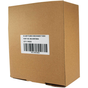 MA-Line MA-WSFD60A Disconnect Box 60A Fused (Not Included). UL and CUL Listed 240VAC. Single Phase. NEMA TYPE 3R Outdoor Enclosure