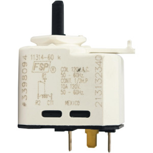 Whirlpool WP3398094 Genuine OEM Switch Push to Start Relay for Dryer 3 Pins Fits: 3398094