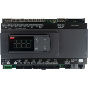 Danfoss 084B4083 AK-CC55 Refrigeration Control with Screen 6 Analog Input, 1 Analog Output, Supply Voltage 115-230 V 084B4083