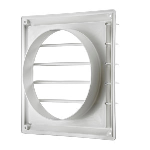 Lambro Usa Rejilla Ventilacion Blanca 8in de Plastico 363W