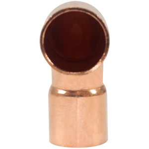 NDL N-2722 Codo de 90 grados giro Largo 5/8pulg Accesorios de tuberia de cobre C x C Conexiones soldadas para aplicaciones de refrigeracion, aire acondicionado y plomeria Tuberia de cobre ACR