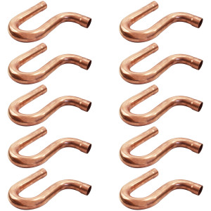 Appli Parts AP-PT034 3/4 pulg Trampa Sifon de Aceite CxC Soldable de Cobre para conexiones en sistemas de Refrigeracion, Aire Acondicionado y Plomeria con tuberia ACR y L (10 x Bolsa)