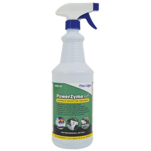 Nu-Calgon 4298-24 PowerZyme Gel Tratamiento de linea de drenaje a base de enzimas liquidas disenado para su uso en el mercado de HVAC y servicios de alimentos