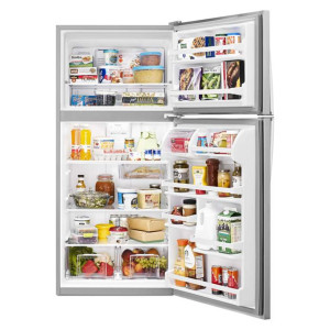 Whirlpool WRT318FZDM Nevera 18cu. ft. Refrigerador con congelador superior,  30 pulgadas de ancho