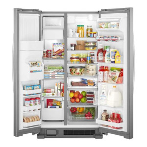 Whirlpool WRS325SDHZ Nevera 25cu. ft. de dos puertas verticales de 36 pulgadas de ancho Whirlpool WRS325SDHZ Nevera 25cu. ft. de dos puertas verticales de 36 pulgadas de ancho