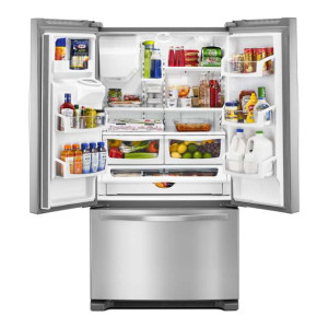 Whirlpool WRF555SDFZ Nevera 25cu. ft. Dos amplias puertas francesa. 36 pulgadas de ancho Whirlpool WRF555SDFZ Nevera 25cu. ft. Dos amplias puertas francesa. 36 pulgadas de ancho