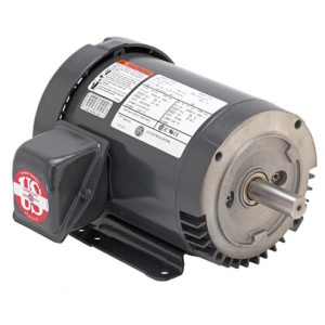 Us Motors U1P2DFC 1HP Motor de Proposito General, 1800 rpm, 3 Ph, 190/380//208-230/460 V, 56C Frame, Cerramiento TEFC (Totally Enclosed Fan Cooled), 50/60 Hz, 1440rpm -1755 rpm Base, Pie de Montaje / Horizontal, Trabajo Continuo