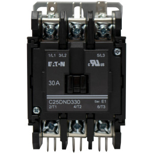 Eaton C25DND330B Contactor de Proposito Definido 3 polos, 30 A, 240 V