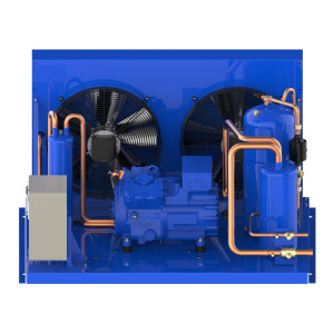 Danfoss OP-HBZ315D49Q Unidad Condensadora Microcanal 7.5HP MBP 230V/3Ph/60Hz R404A,R22, Lubricante POE, 2 Ventiladores, Compresor Semi Hermetico HG(X)34e/315-4S 115F0726 